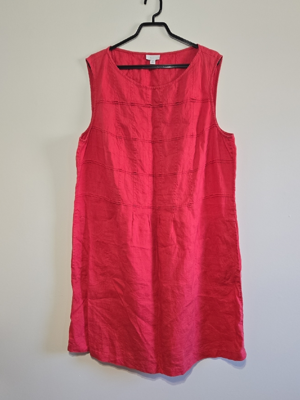 J. Jill Coral Linen Dress